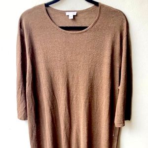 J.Jill Wearever Linen Blend Tunic Dress Women’s